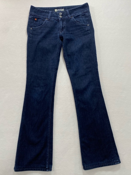 Hudson Bootcut Jeans Mid Rise Dark Wash Stretch Denim Women’s 26 Made in USA - Picture 3 of 10